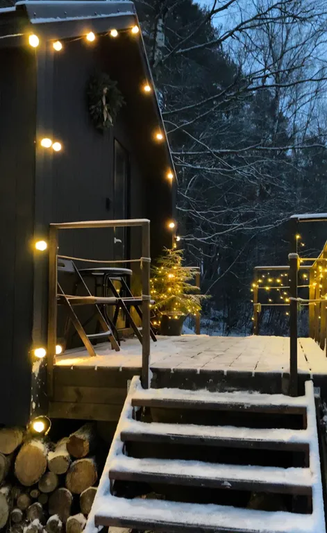 Коттедж Панорамный домик в стиле барнхауз — Кротово