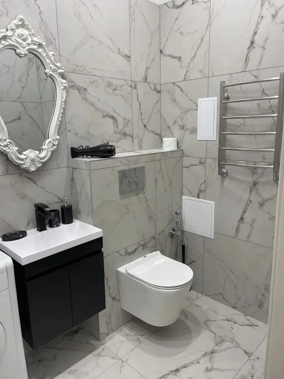 Студия с современным ремонтом