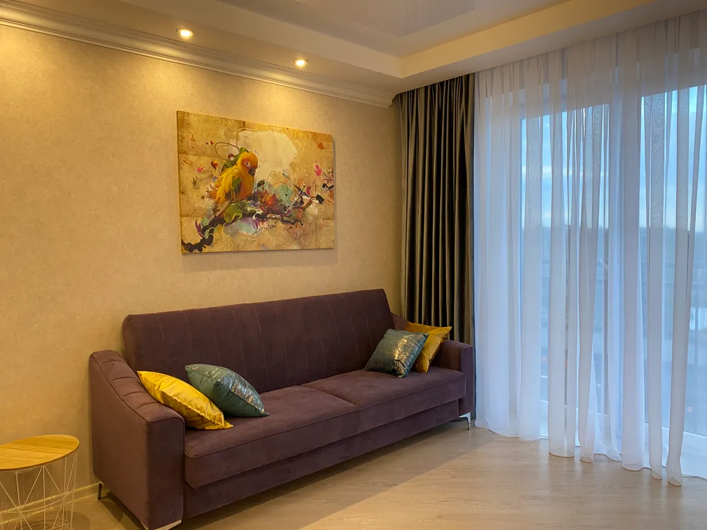 Уютная новая квартира с дизайнерским ремонтом рядом с морем