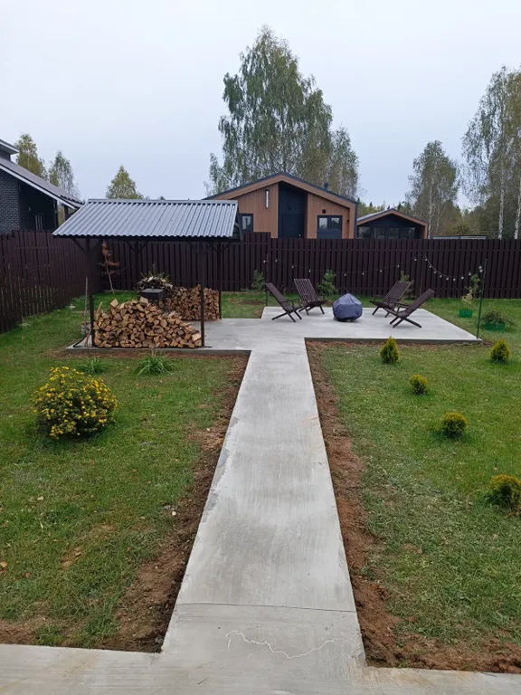 Коттедж Дом с панорамными окнами и печью для семейного отдыха, отдыха с детьми — Семеновское