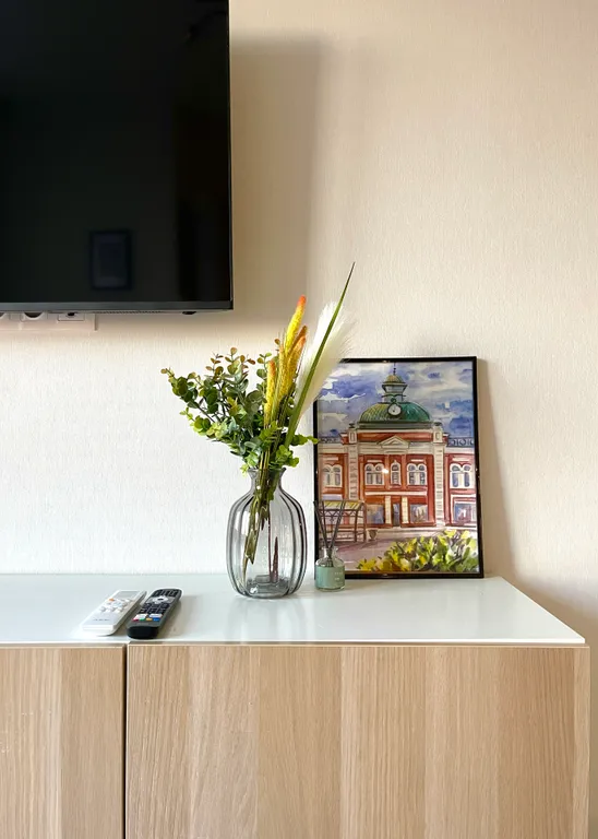 Квартира Уютная студия с видом на метромост — Омск