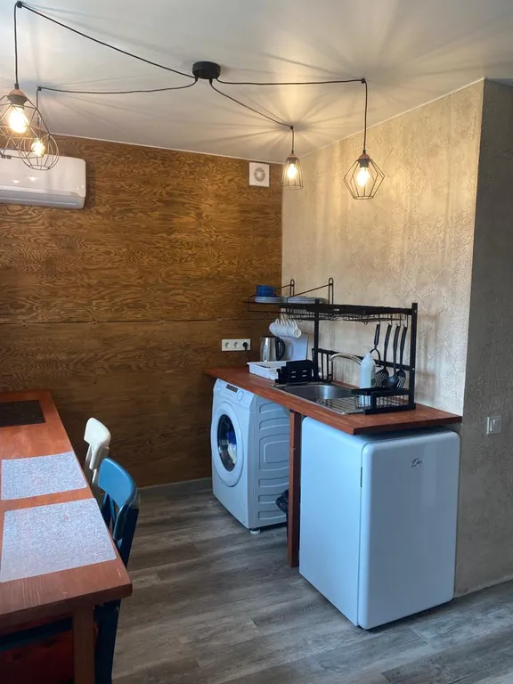 Уютная студия с дизайнерским ремонтом с видом на остров Петрова