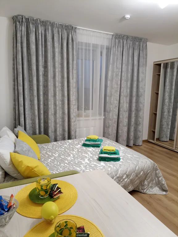 Квартира Квартира Уютная студия у НИИ имени Петрова с бесконтактным заселением — Песочный