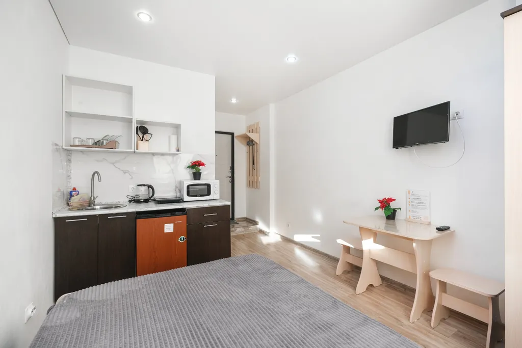 Квартира Уютная студия на 2 человек с бесконтактным заселением — Новосибирск