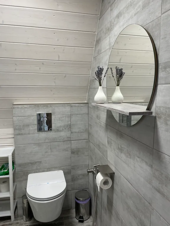 Дом A-frame с сауной