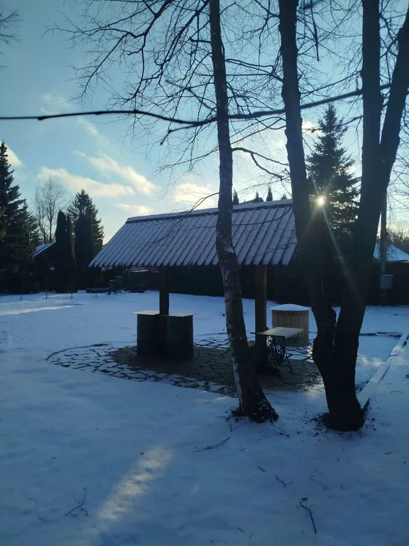 Теплый, уютный дом для семьи и небольшой компании