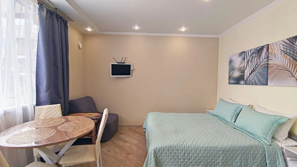 Потрясающий вид с балкона на горы! Идеальная студия в центре для вас