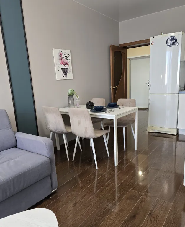 Евродвушка рядом с МТЛ Ареной, панорамный вид на Волгу