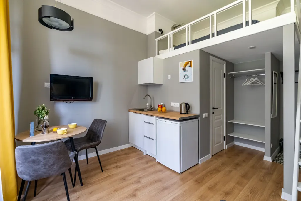 Квартира Квартира Двухуровневая студия с бесплатной парковкой — Санкт-Петербург