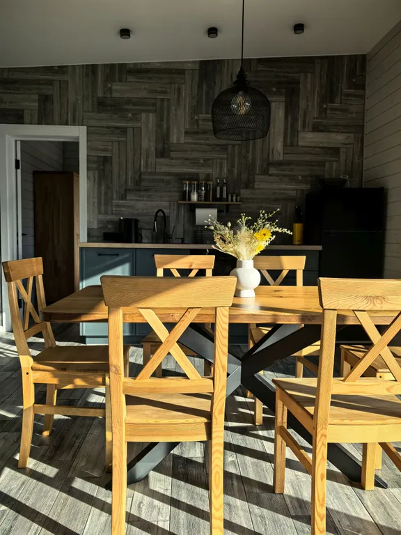 Новый финский дом Finn.Domm | 7км Гродно | Сауна | Чан | BBQ | Лес