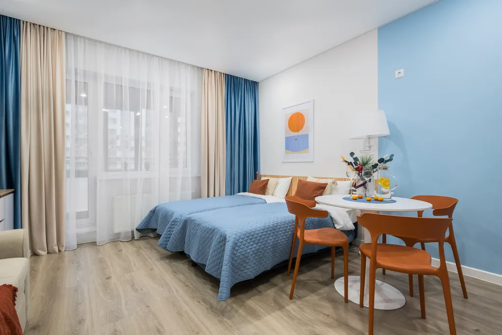 Квартира Квартира Teplo apartments студия на Среднерогатской — Санкт-Петербург