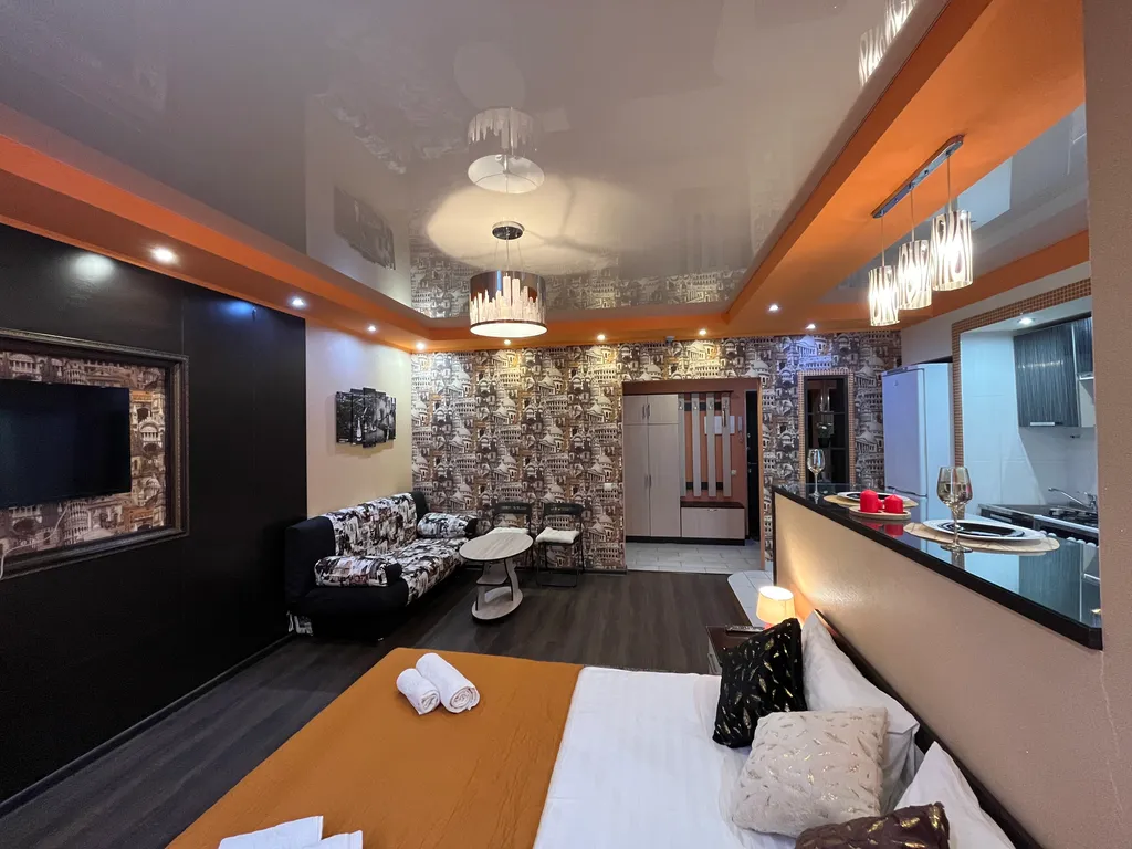 Квартира Квартира Просторная студия в 15 минутах пешком до Тверского Арбата — Тверь