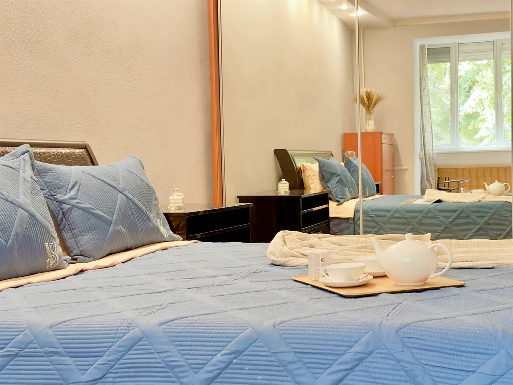 Квартира Open line abay, 2 комнаты в центре алматы — Алматы