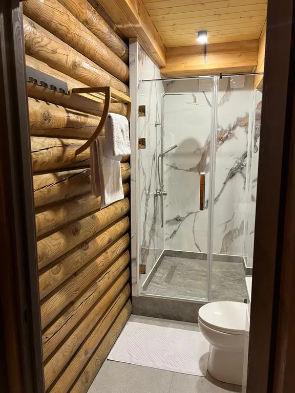 Эко Дом с круглодичным бассейном, мангальной и костровой зоной