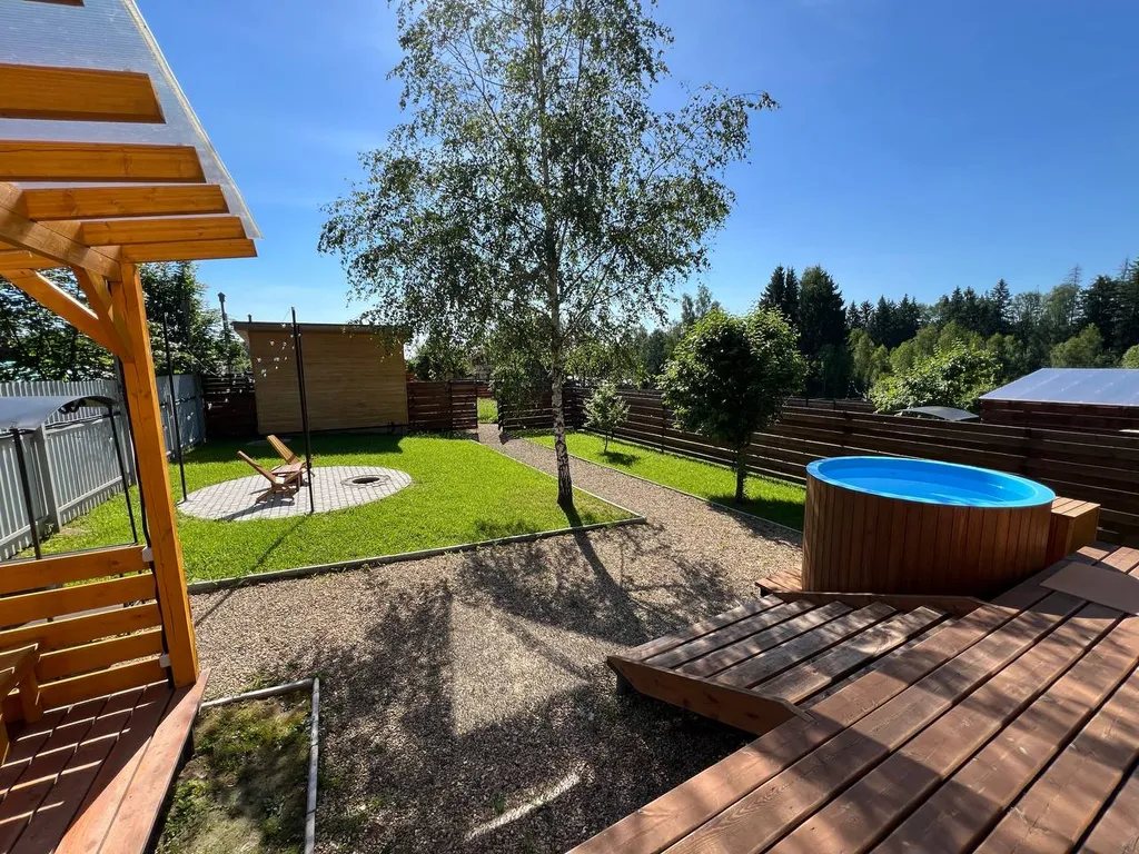 Дом №4 A-frame с купелью-фурако