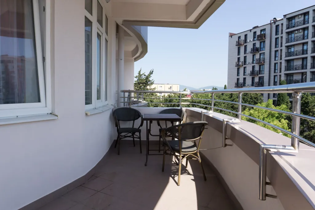 Квартира Квартира Двухкомнатный четырёхместный апартамент с кухней в отеле Либерти Флай — Адлер