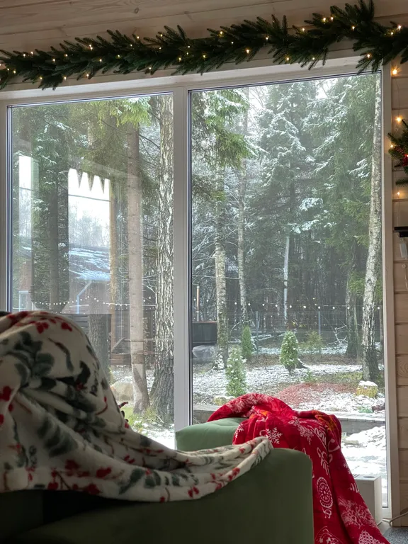 Отдых в доме в лесу с чаном и бассейном