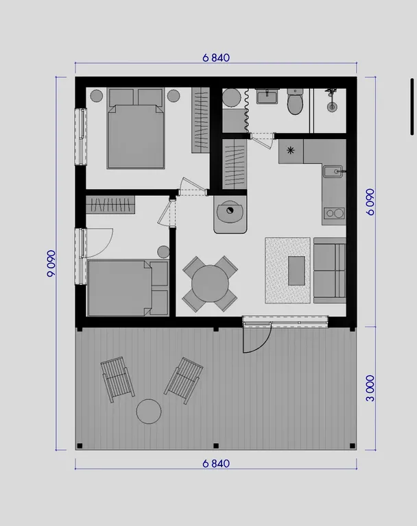 Коттедж Загородный дом недалеко от залива, карьеров, КАДа (на авто ~10-15 мин) — Ломоносов