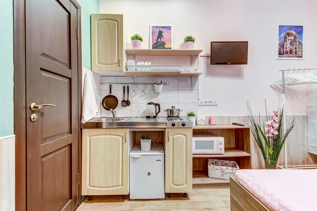 Уютная студия у Петропавловской крепости