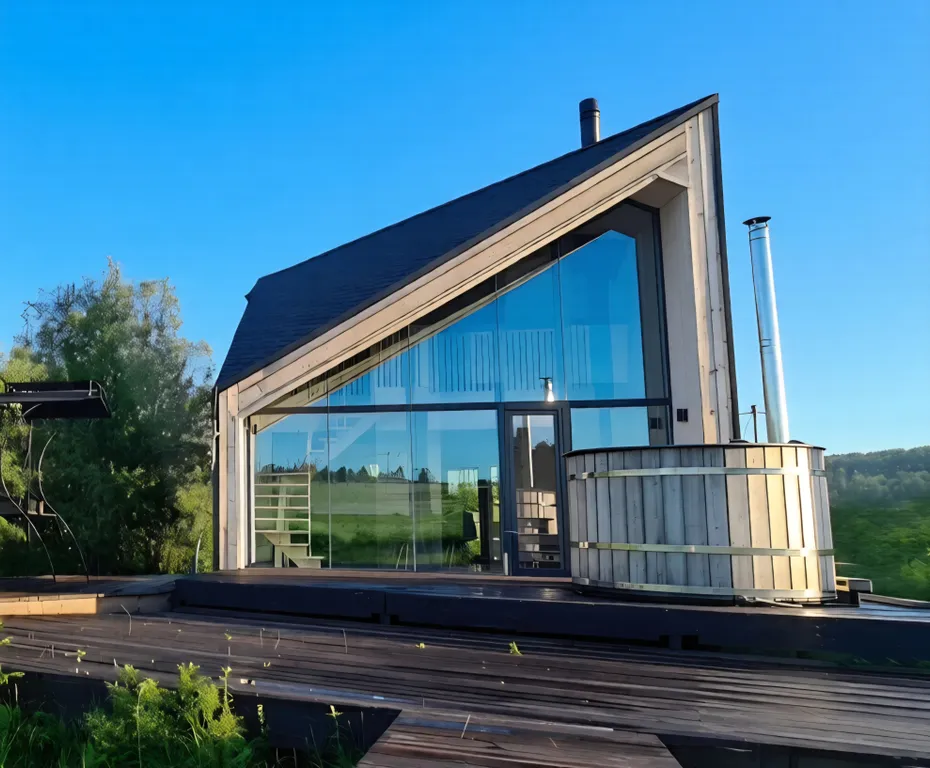 Лодж rauni 55 кв.м на берегу Онежского озера