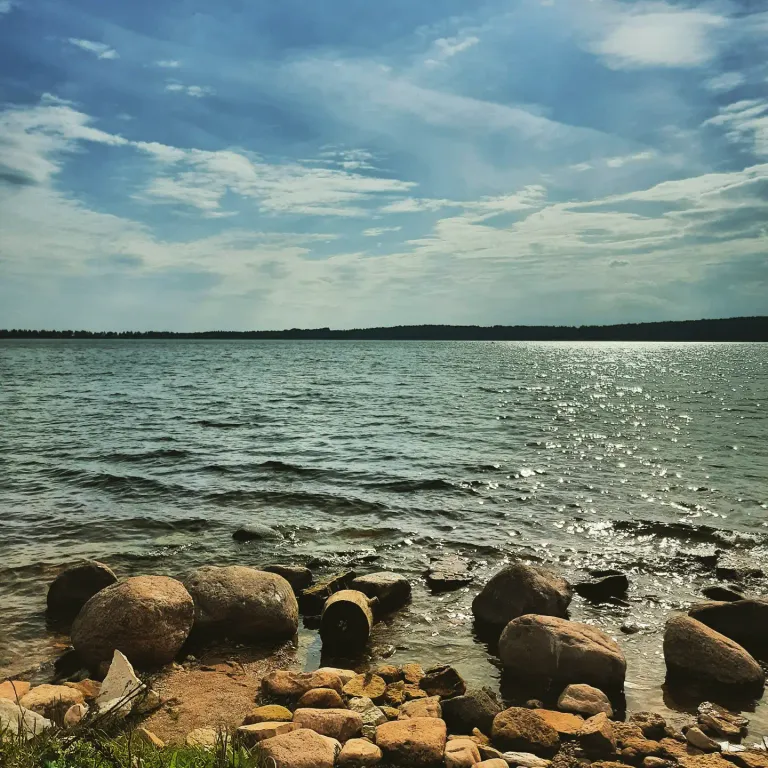 Коттедж с сауной у озера Удача