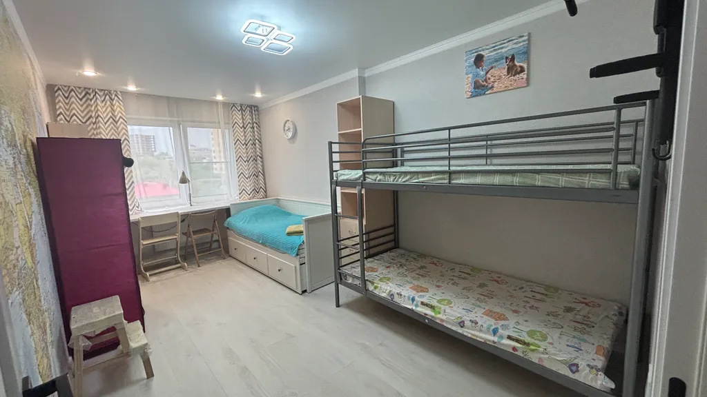 Просторная евро трёхкомнатная квартира в центре