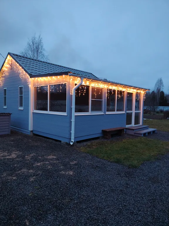 Коттедж Скандинавия - дом на берегу Онежского озера в 25 километрах от Петрозаводска — Деревянное