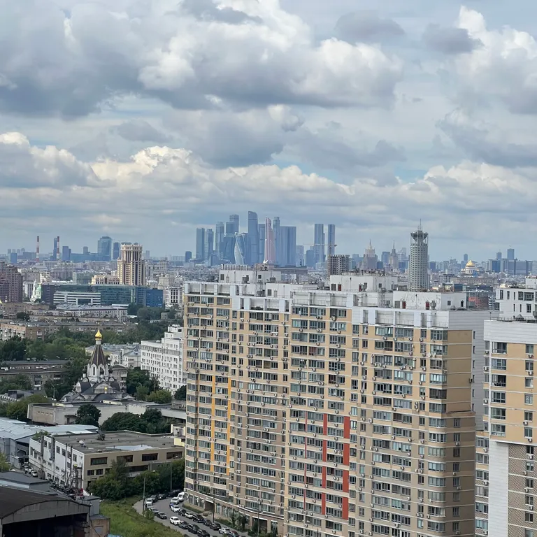 Видовая студия с видом на Москву