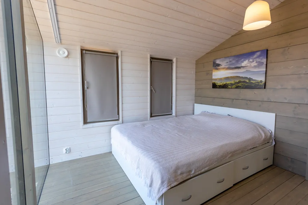 Дом стандарт c баней-бочкой