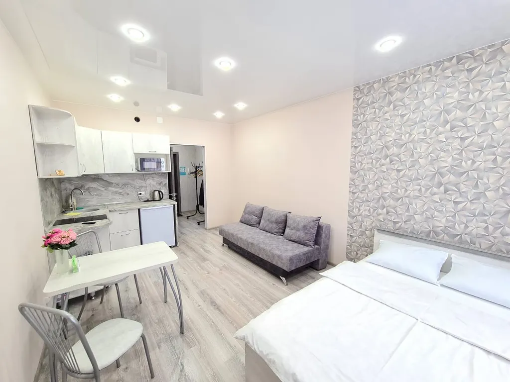 Квартира Чистая и уютная квартира-студия в новом районе — Красноярск