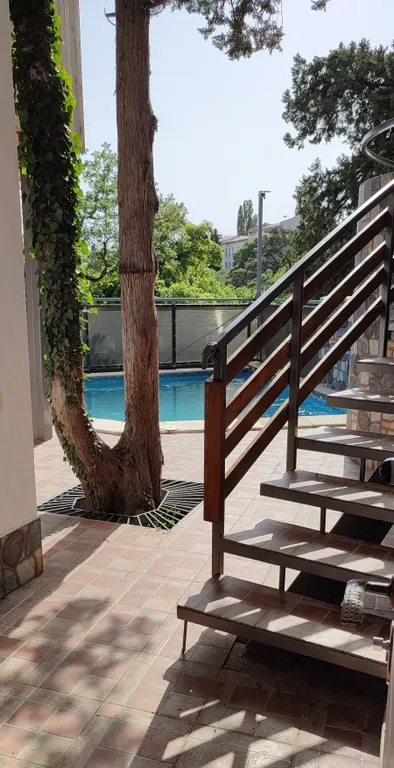 Дом с бассейном Чаир, вид  на море и горы, мангал, беседка, парковка