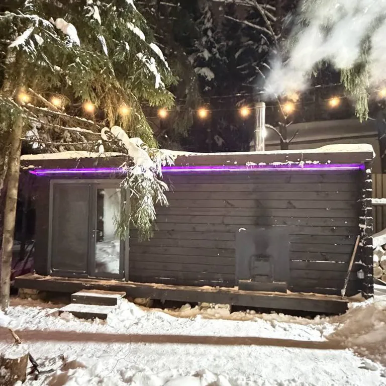 Дом для двоих в сосновом лесу