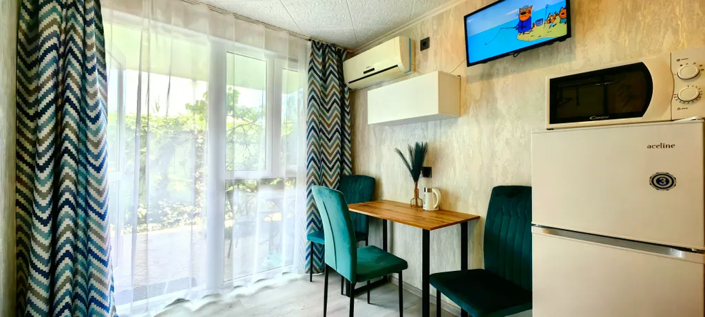 Уютная студия с терассой, отоплением, парковкой