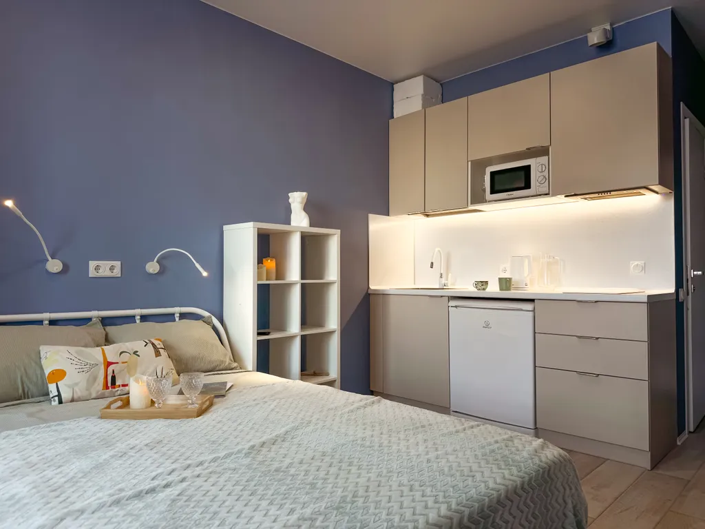 Квартира Квартира Измайловский Blue — Санкт-Петербург