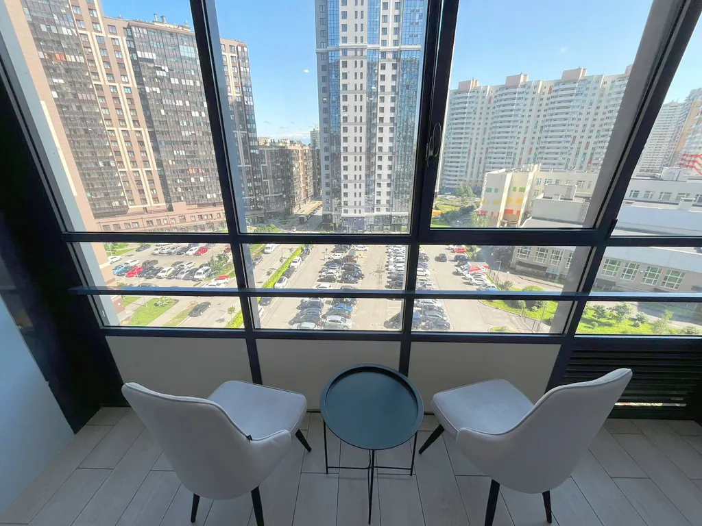 Квартира Квартира Уютная студия для вашего отдыха с парковочным местом — Шушары