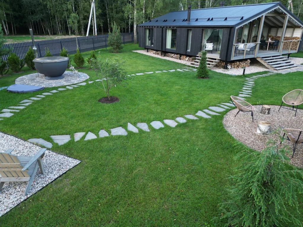 Уютный загородный дом в тишине