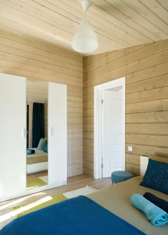 Дом Лахта с  баней на дровах