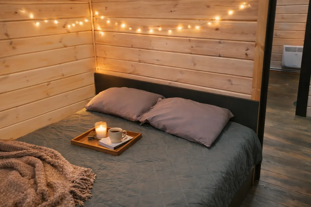 Барнхаус с чаном и баней у реки в Красном Ключе