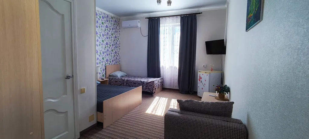 Квартира Квартира Номер с видом на море на втором этаже — Геленджик