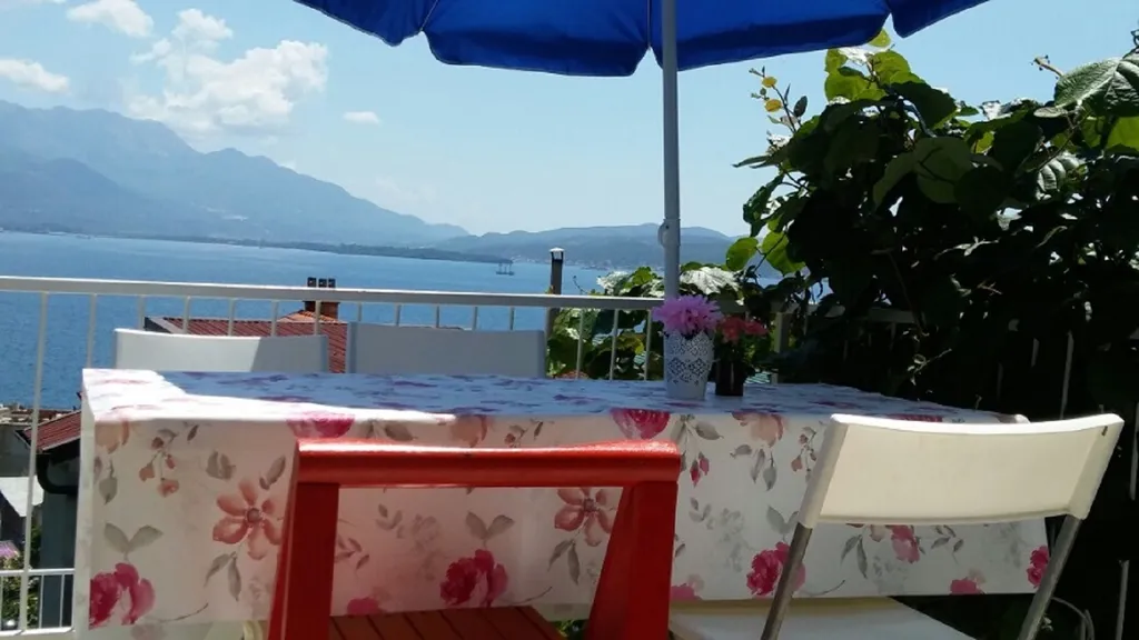 Апартаменты с видом на залив.