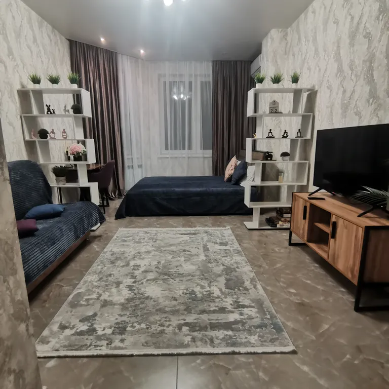 Квартира с шикарным видом на реку Енисей в ЖК Коломенские высотки