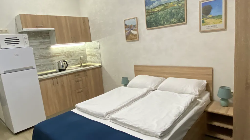 Бирюзовый апартамент рядом с метро Беломорская