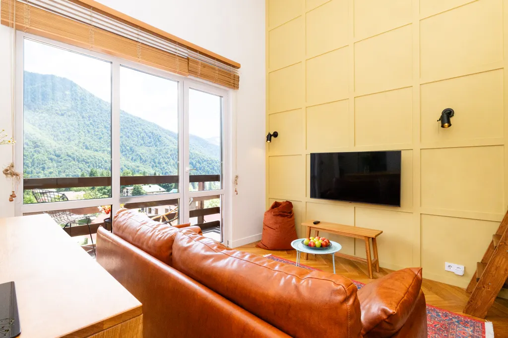 Двухуровневая квартира с видом на горы