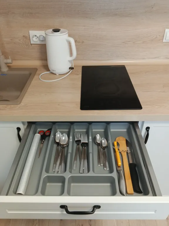 Уютная студия с комфортной кроватью