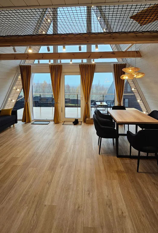 Коттедж Новый большой А-Фрейм с видом на лес — Казань