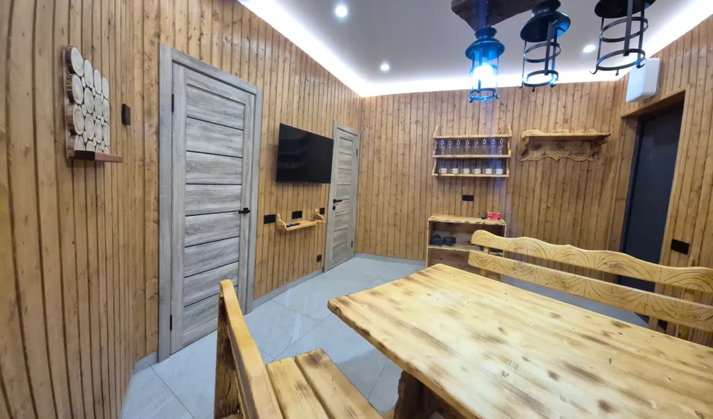 Коттедж Барнхаус с баней, видом на лес — Истра