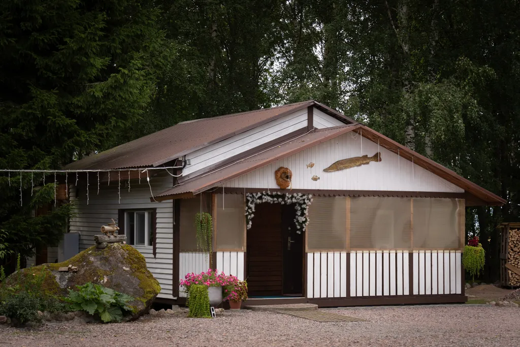 Дом с горячей купелью рядом с Выборгом