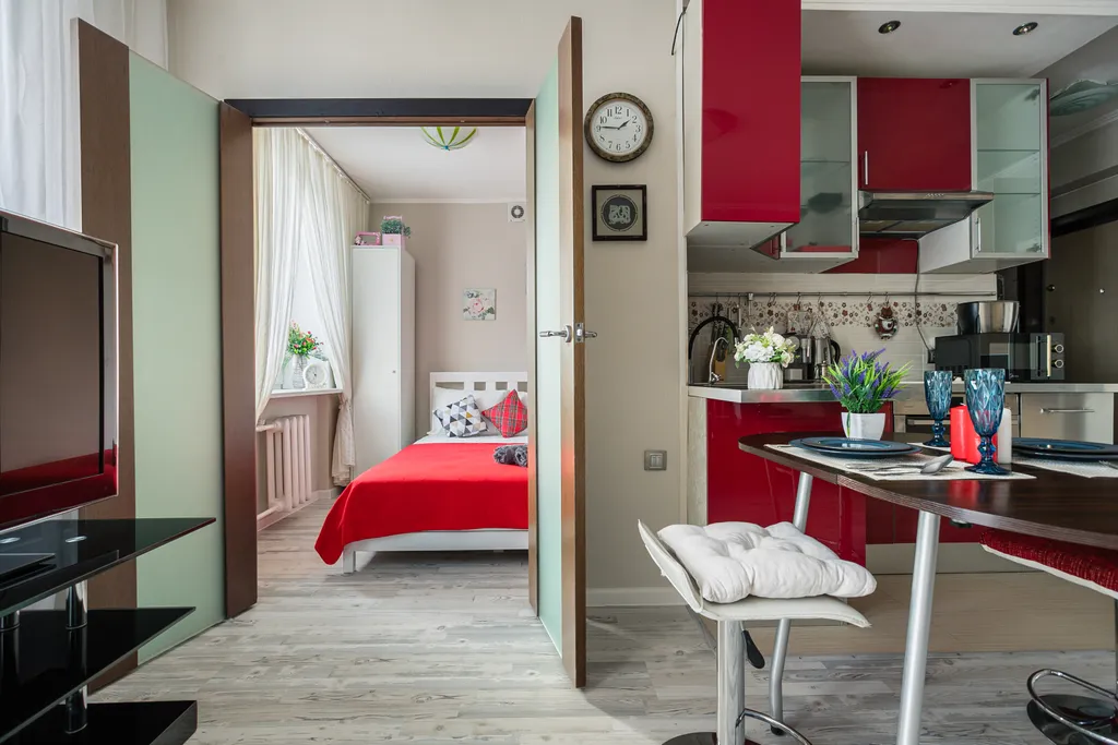 Квартира MaxRealty24 Квартира евродвушка недалеко от станции метро Университет — Москва