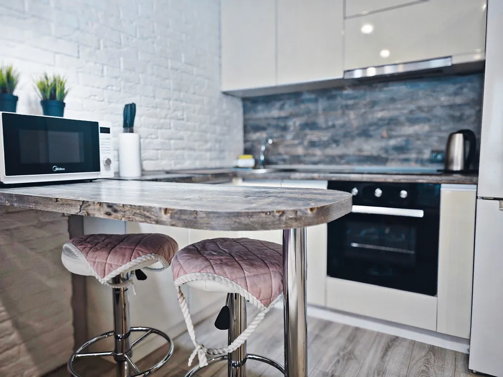 Романтичная студия на 26 этаже с видом на Обь и ночной город