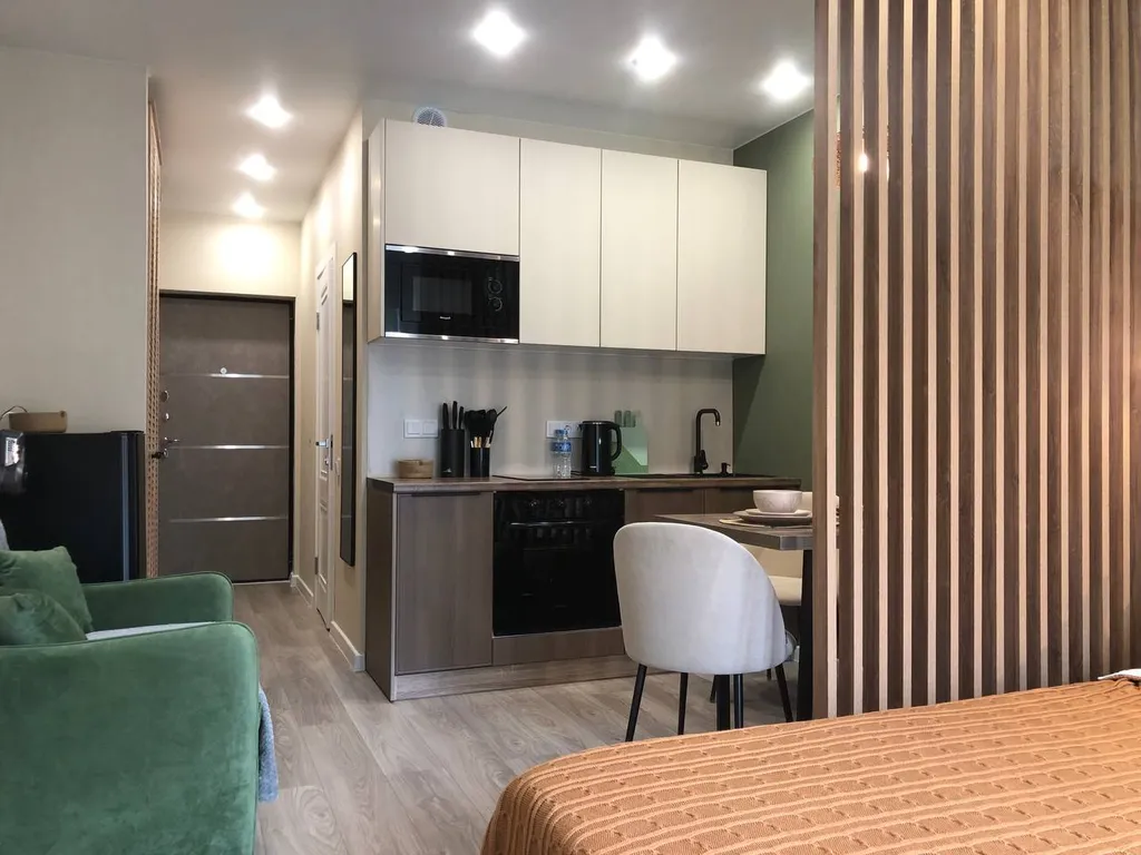 Студия рядом с рекой для трех гостей